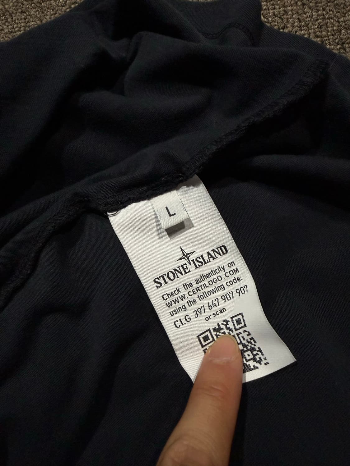 Stone Island 스톤아일랜드 나침반 로고 반팔 상품이미지5