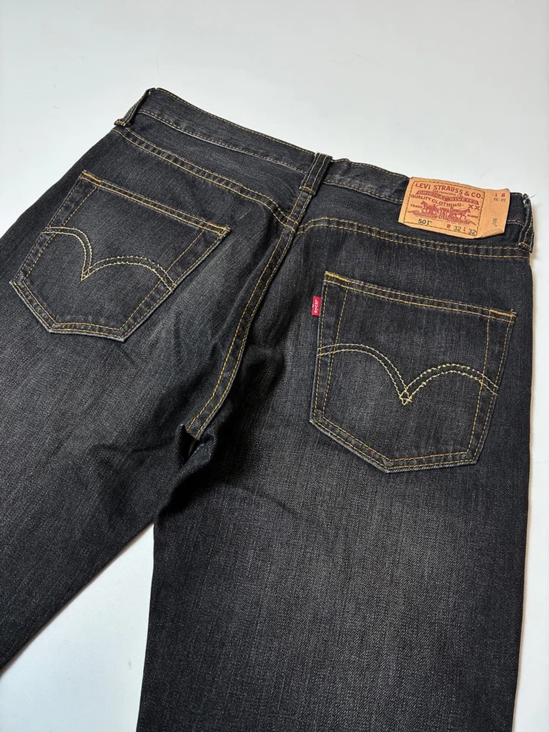 리바이스 501 블랙 스톤 스트레이트 데님 팬츠 PN8872 상품이미지5