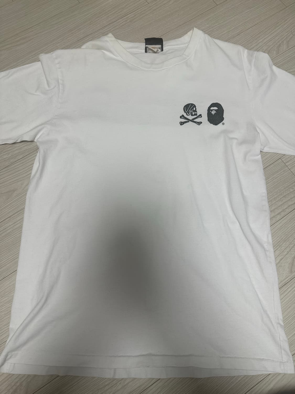 네이버후드 X bape 베이프 콜라보 반팔 상품이미지1