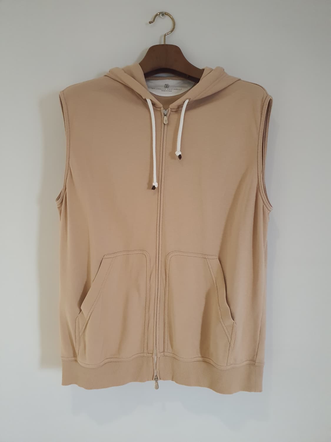 브루넬로 쿠치넬리 남성 후드 집업 베스트 상품이미지1