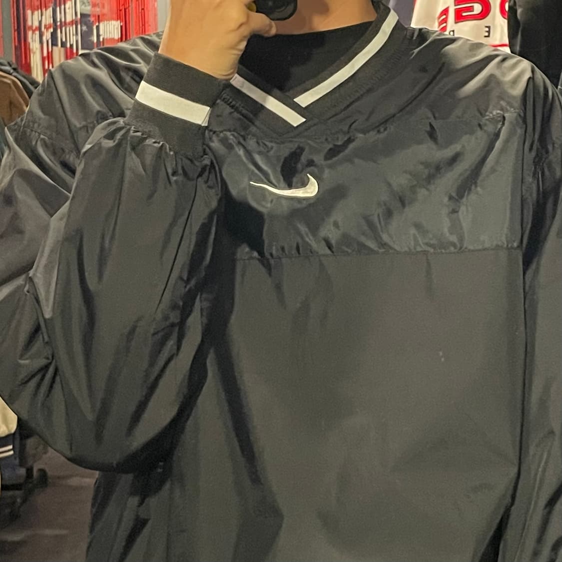 [IM] NIKE 나이키 블랙 미드스우시 웜업 상품이미지5