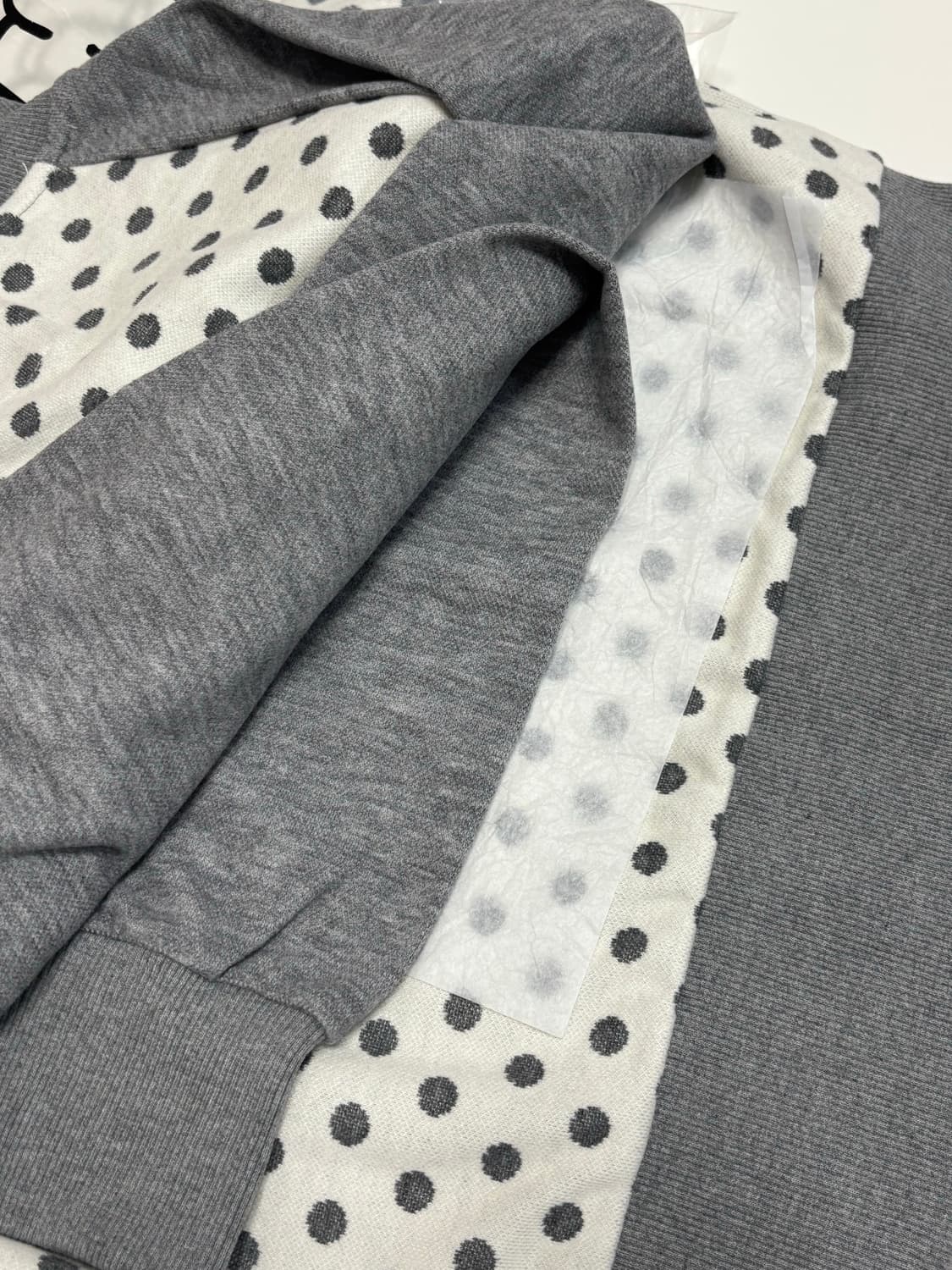 더콜디스트모먼트 토트 집업 그레이 M 상품이미지5