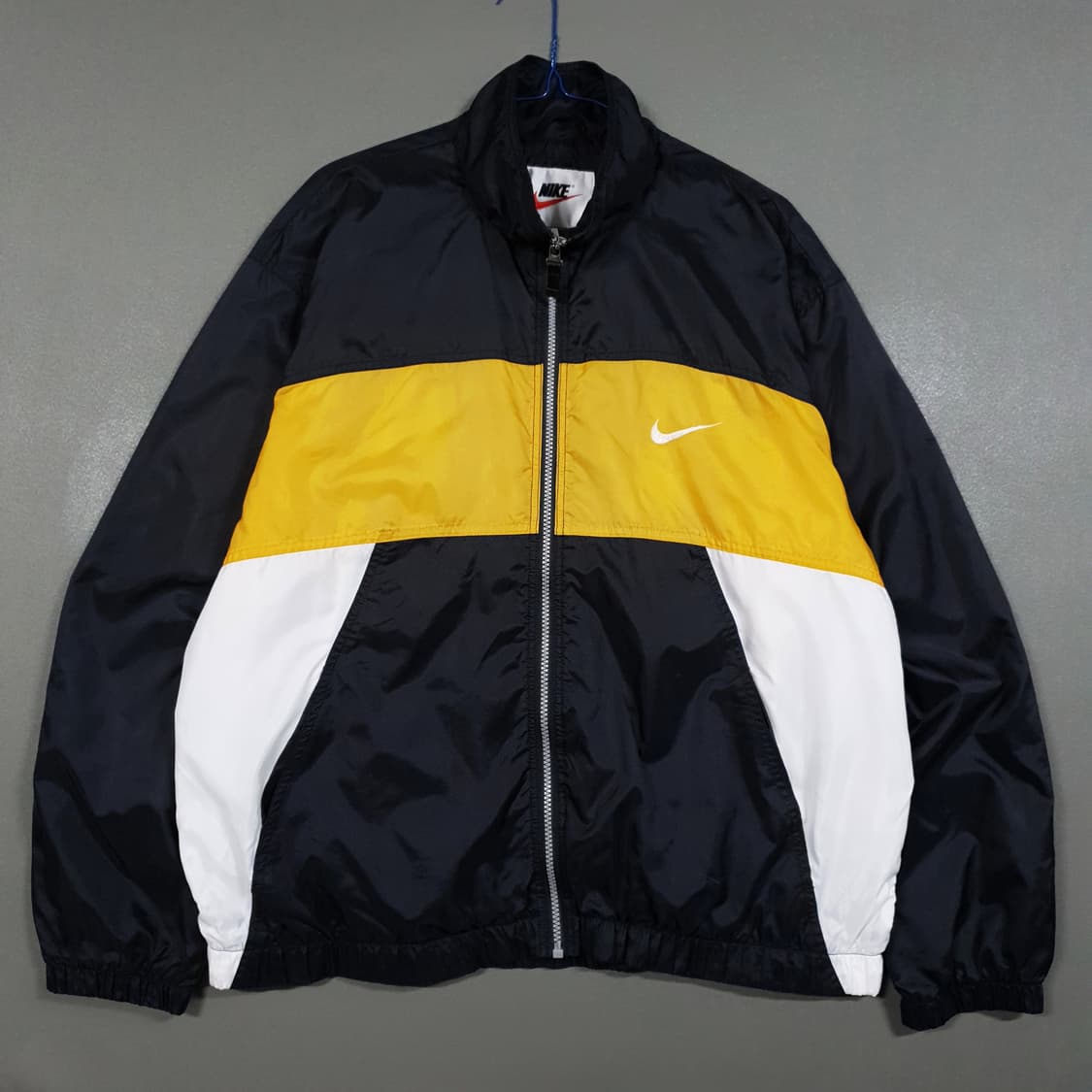 실측 XL) 나이키 90s 올드스쿨 스우시 빅로고 바람막이 집업 자켓 상품이미지3