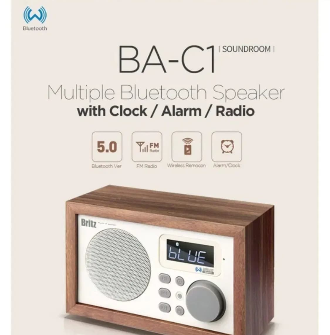 Britz 브리츠 BA-C1 블루투스 스피커  상품이미지1