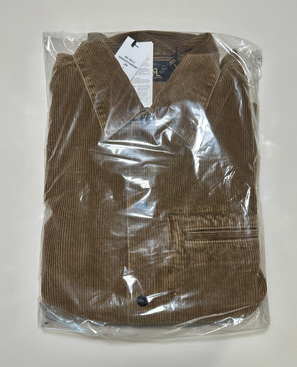 RRL 더블알엘 리페어 코듀로이 오버셔츠 L사이즈 신품 상품이미지2