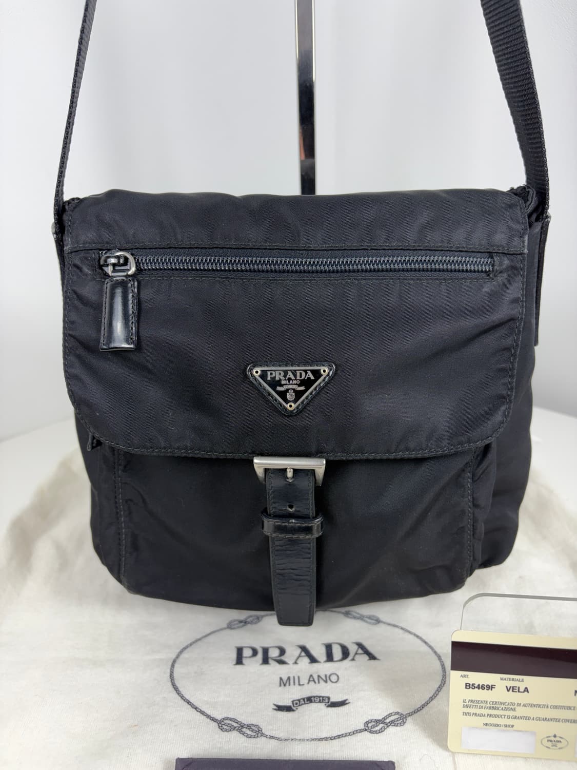 프라다 B5469F 나일론 크로스백 메신저백 상품이미지3