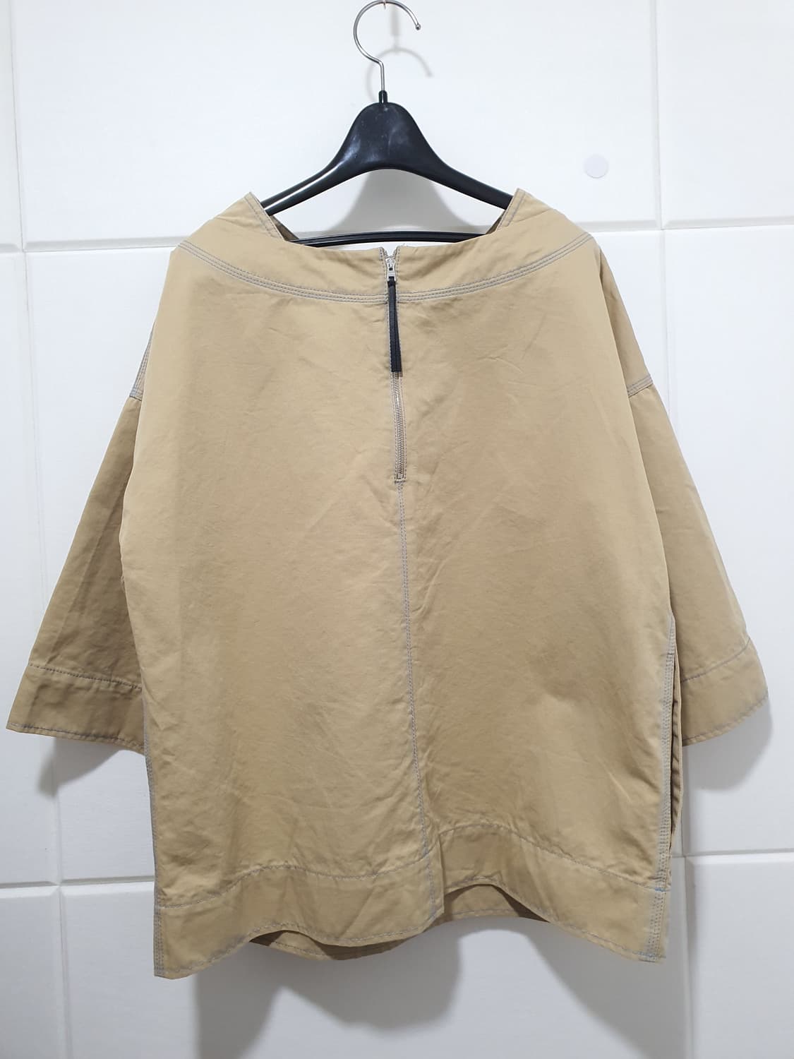 마르니 MARNI 카멜 아일렛 포켓 탑 사이즈 40 상품이미지7