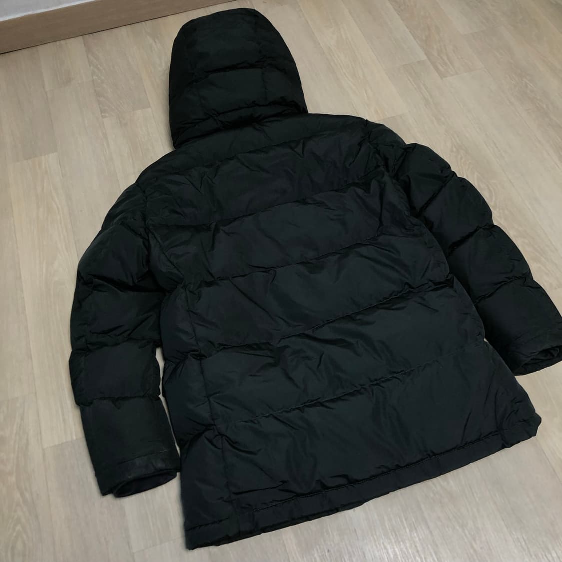 (100) 에디션 덕다운 캐주얼 퀼팅 사파리 패딩 점퍼 그린 상품이미지9