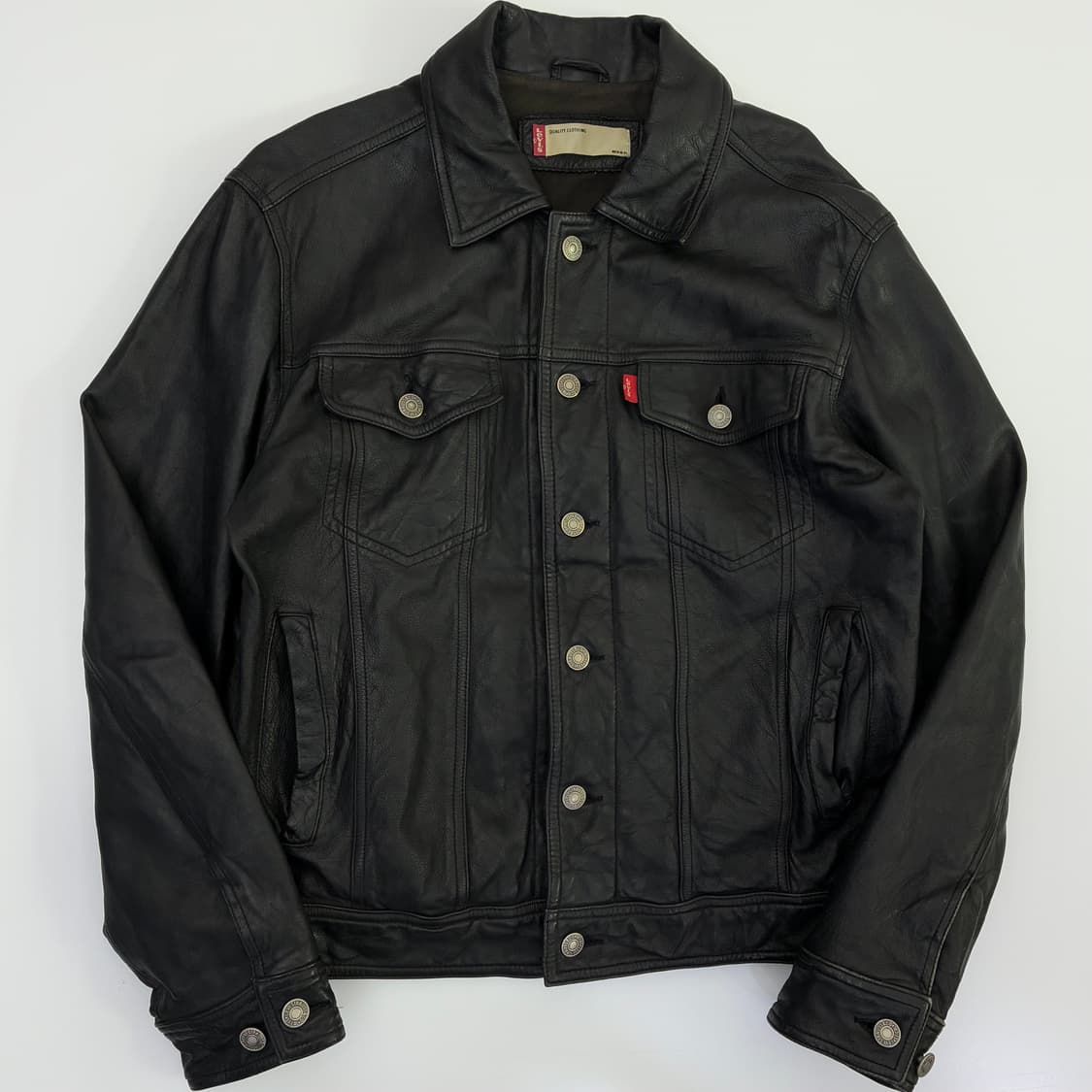 Levi's 리바이스 00‘s 레드탭 양가죽 포켓 트러커 자켓 상품이미지1