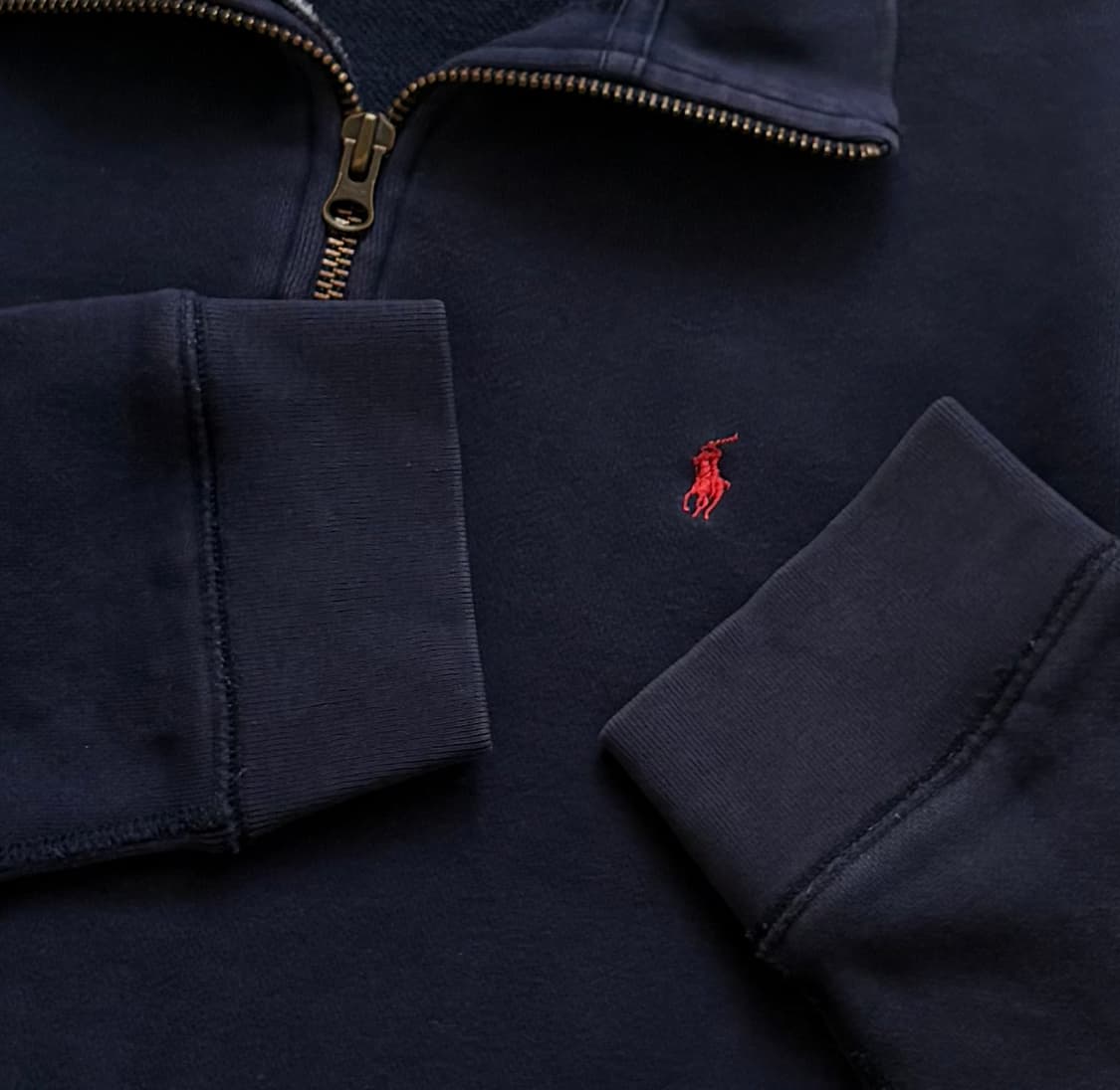 Polo 폴로랄프로렌 네이비 하프 집업 상품이미지4