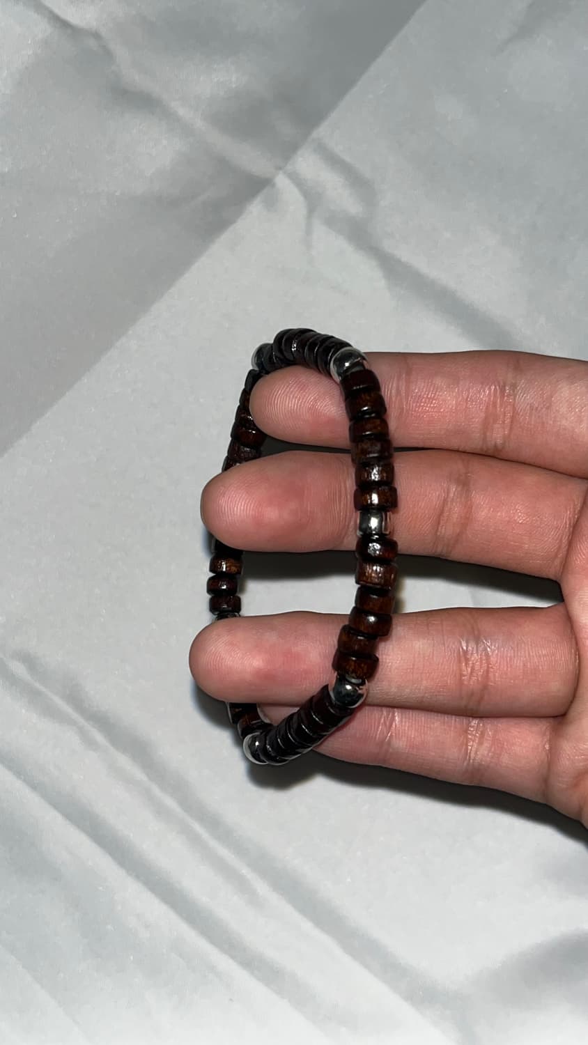 우드 라운드 팔찌 상품이미지1