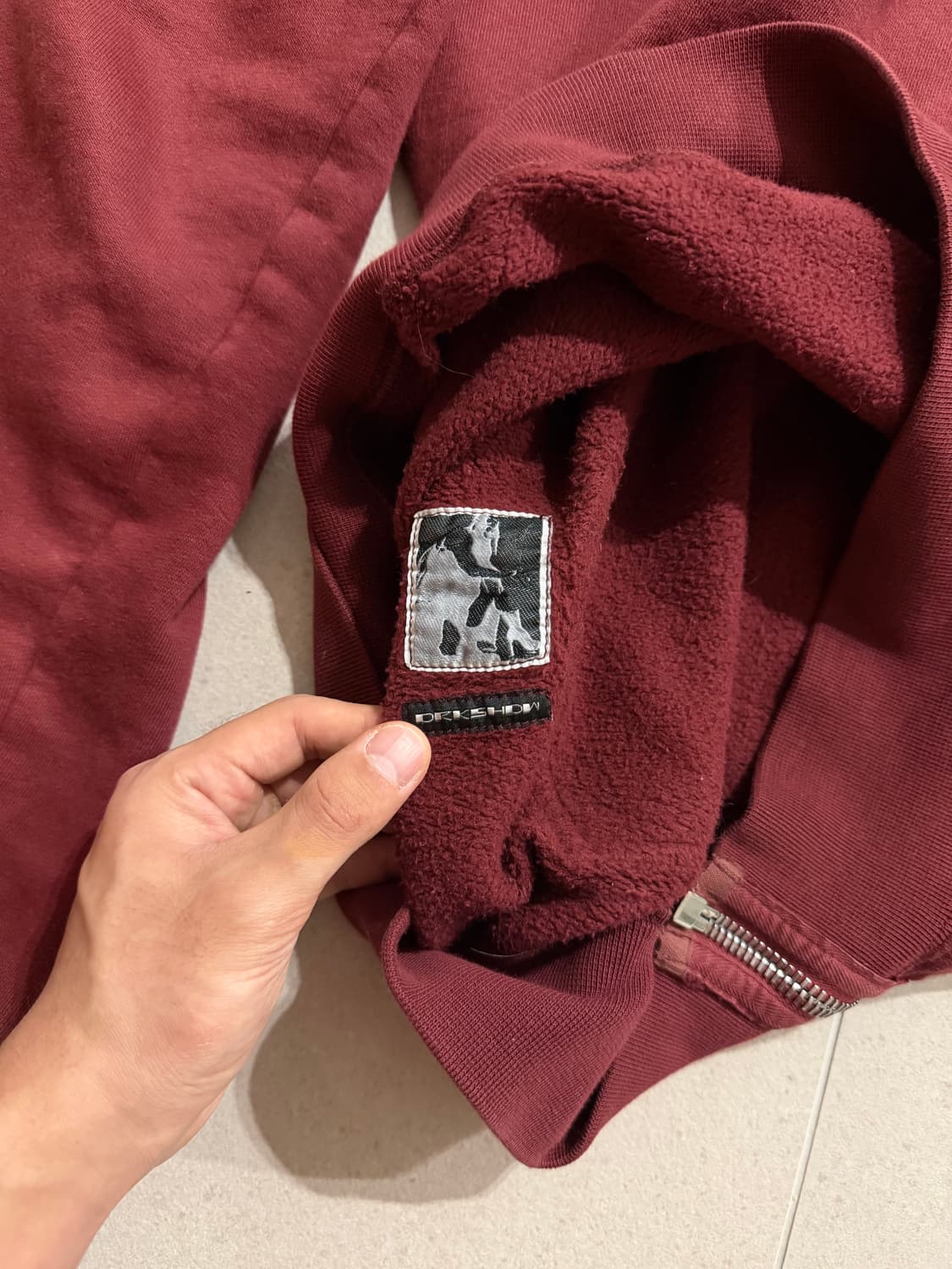 릭오웬스 다크쉐도우 김프 후드집업 상품이미지7