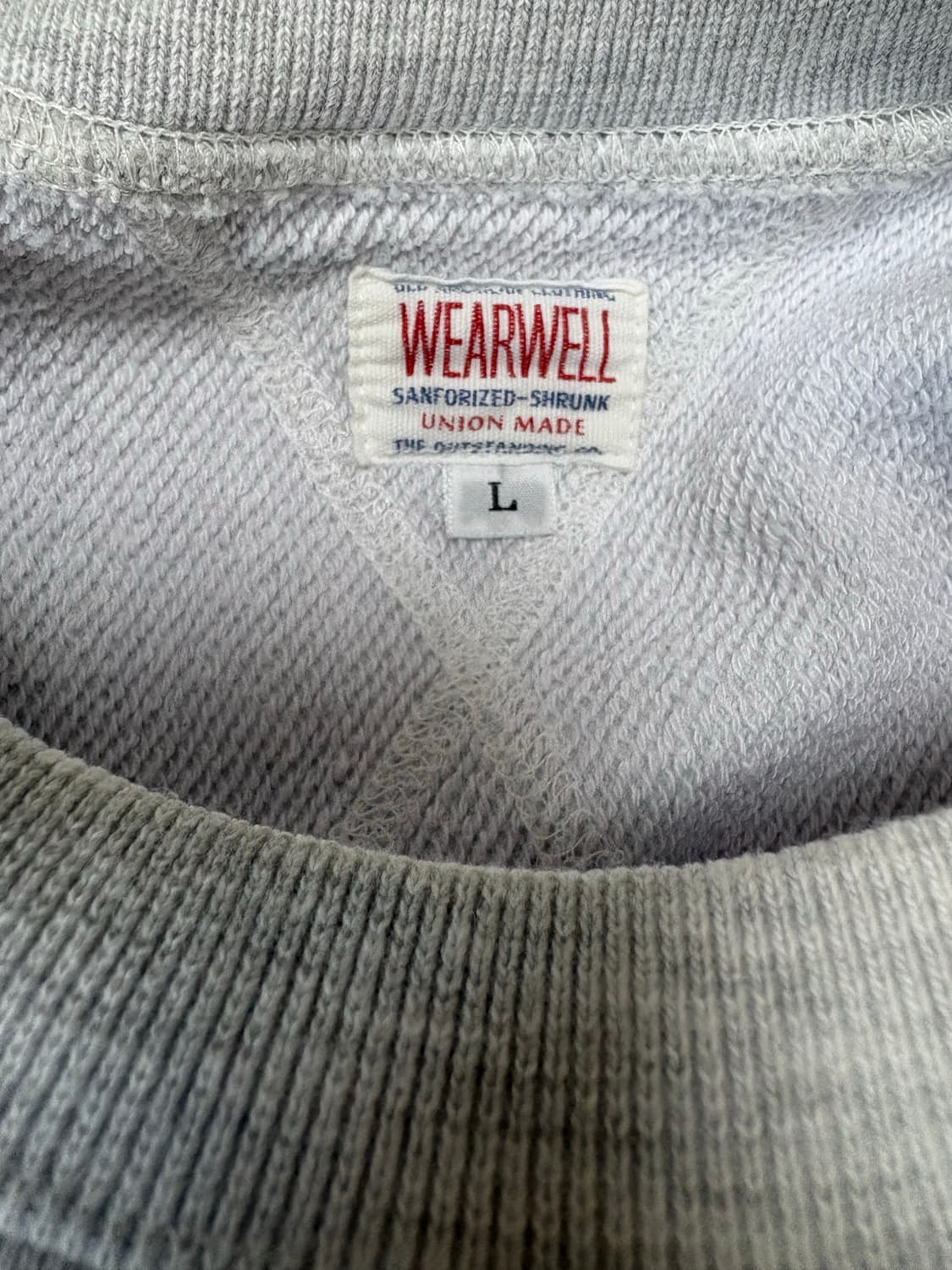 아웃스탠딩 REVERSE HEAVY SWEAT MELANGE GRAY 상품이미지3