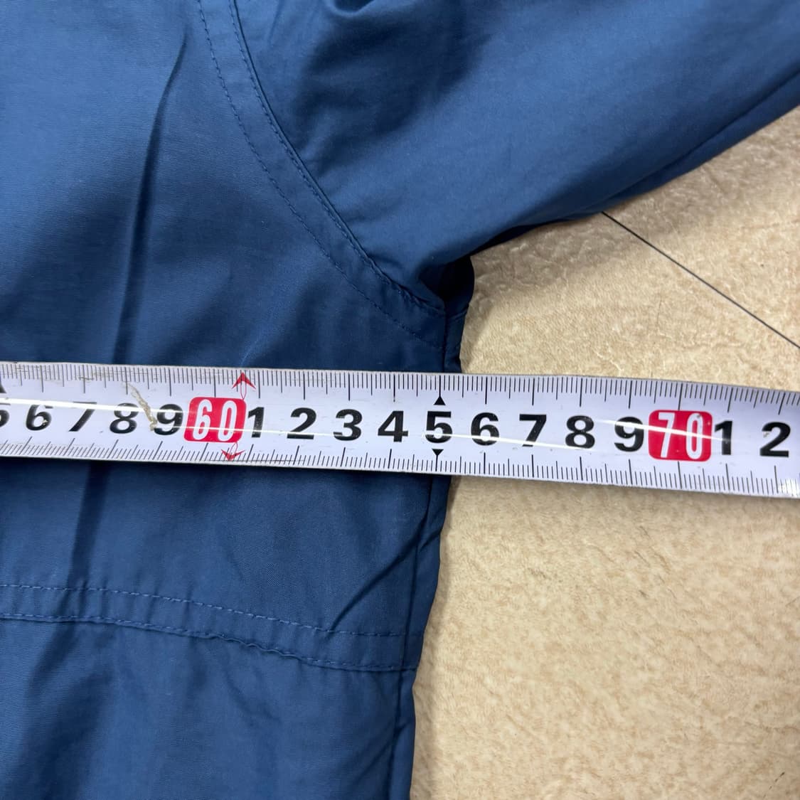 아디다스 올드스쿨 스몰로고 블루 바람막이 상품이미지6