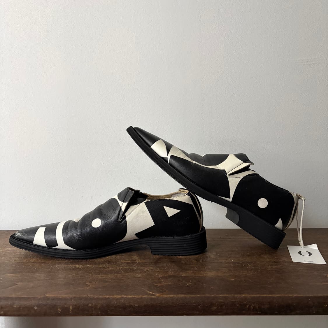 Number Printing Square Toe Shoes 상품이미지6