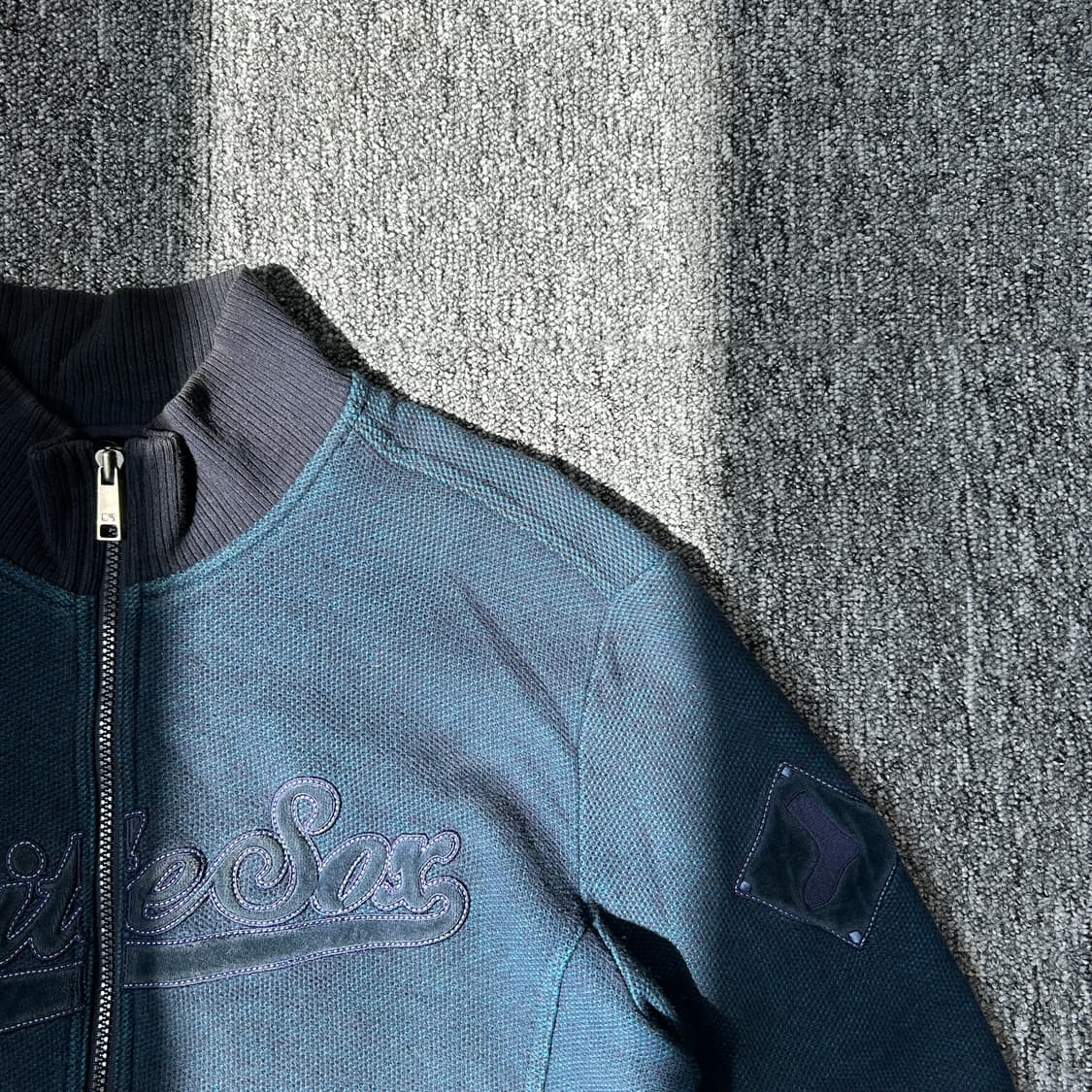 MLB 화이트 삭스 니트 집업 상품이미지2