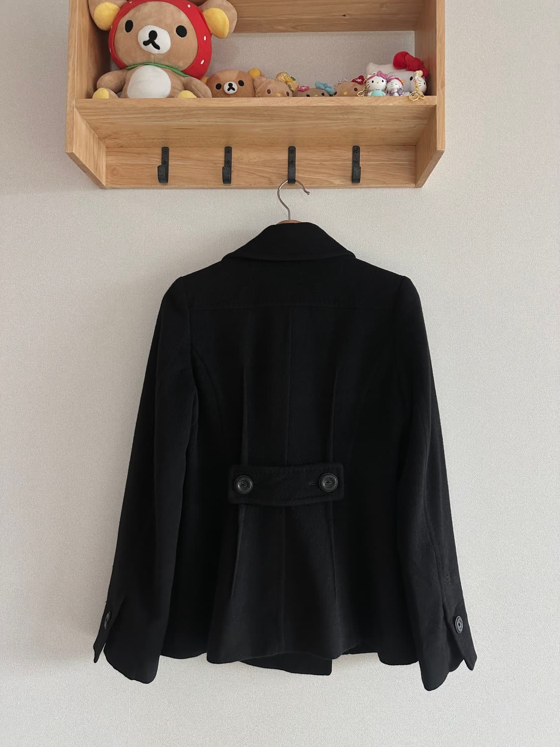 epoca 블랙 일본맛 버튼 숏코트 자켓 상품이미지2