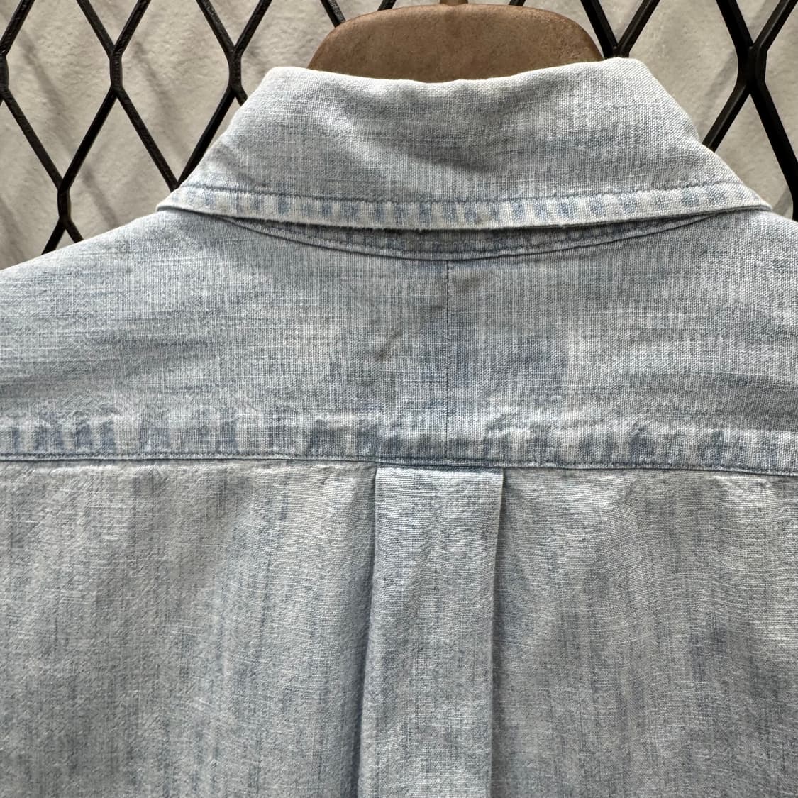 폴로 랄프로렌 솔리드 긴팔 데님 셔츠 멀티포니 포인트 상품이미지7