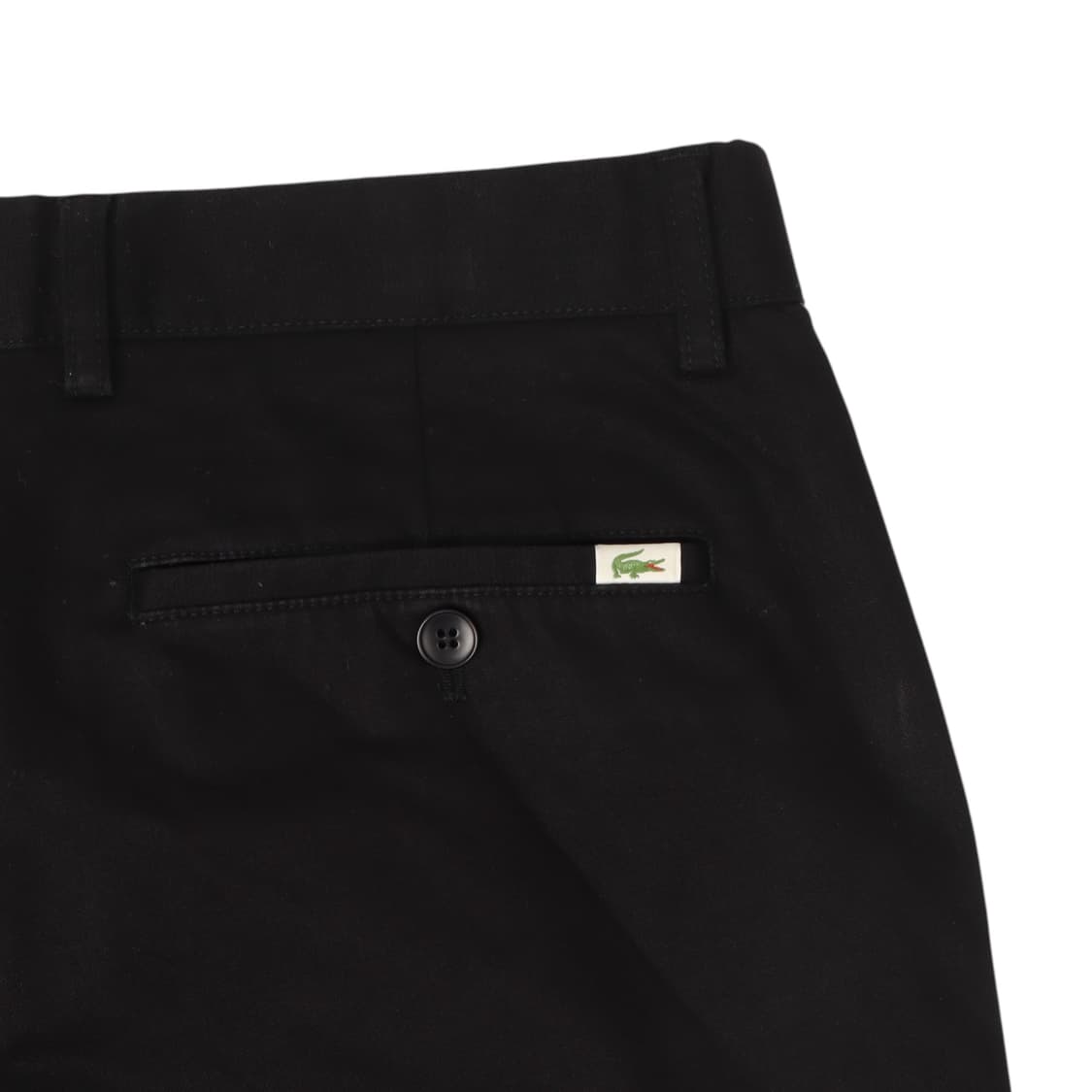 라코스테 블랙 슬림핏 코튼 팬츠 상품이미지6