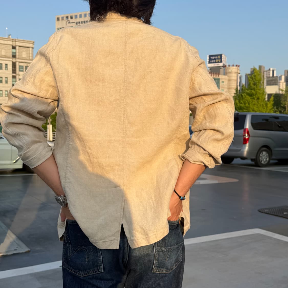 무인양품 린넨 필드자켓 상품이미지3