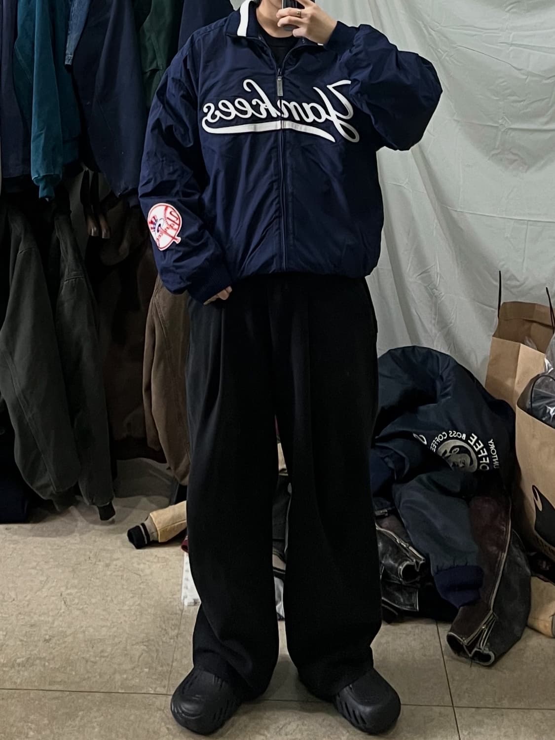 마제스틱 뉴욕양키스 스타디움자켓 상품이미지5