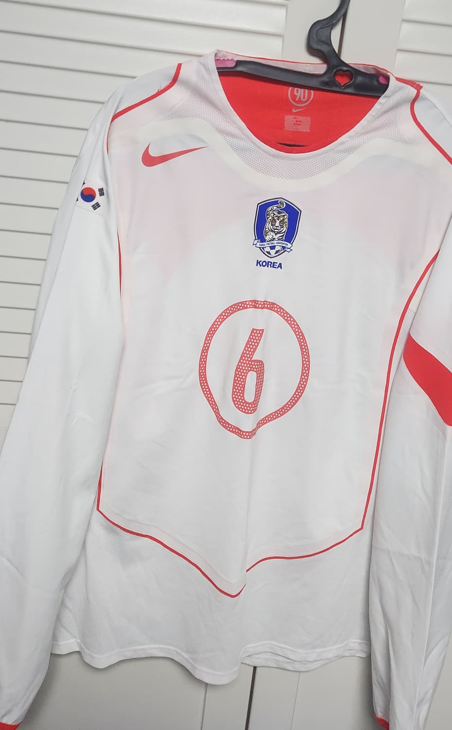 04-06 대한민국 어웨이 지급용 긴팔 나이키 유니폼 상품이미지2