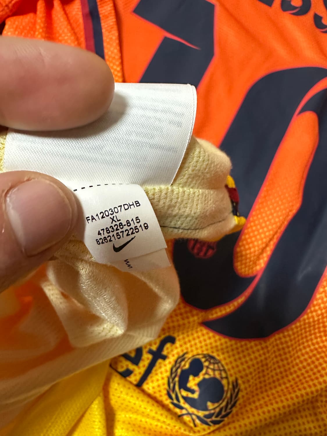 바르셀로나 12-13 어웨이 메시 해외XL 상품이미지3