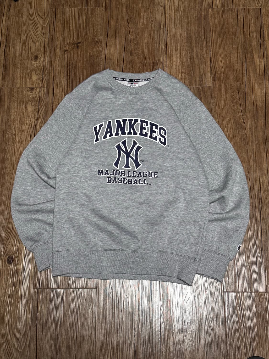 MLB 뉴욕 양키스 프린팅 기모 맨투맨 상품이미지2