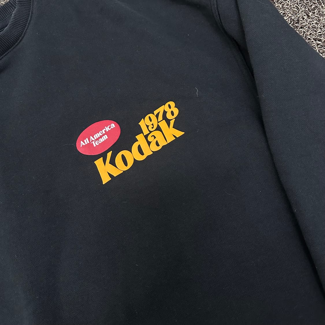 KODAK 코닥 맨투맨 블랙 L 상품이미지2