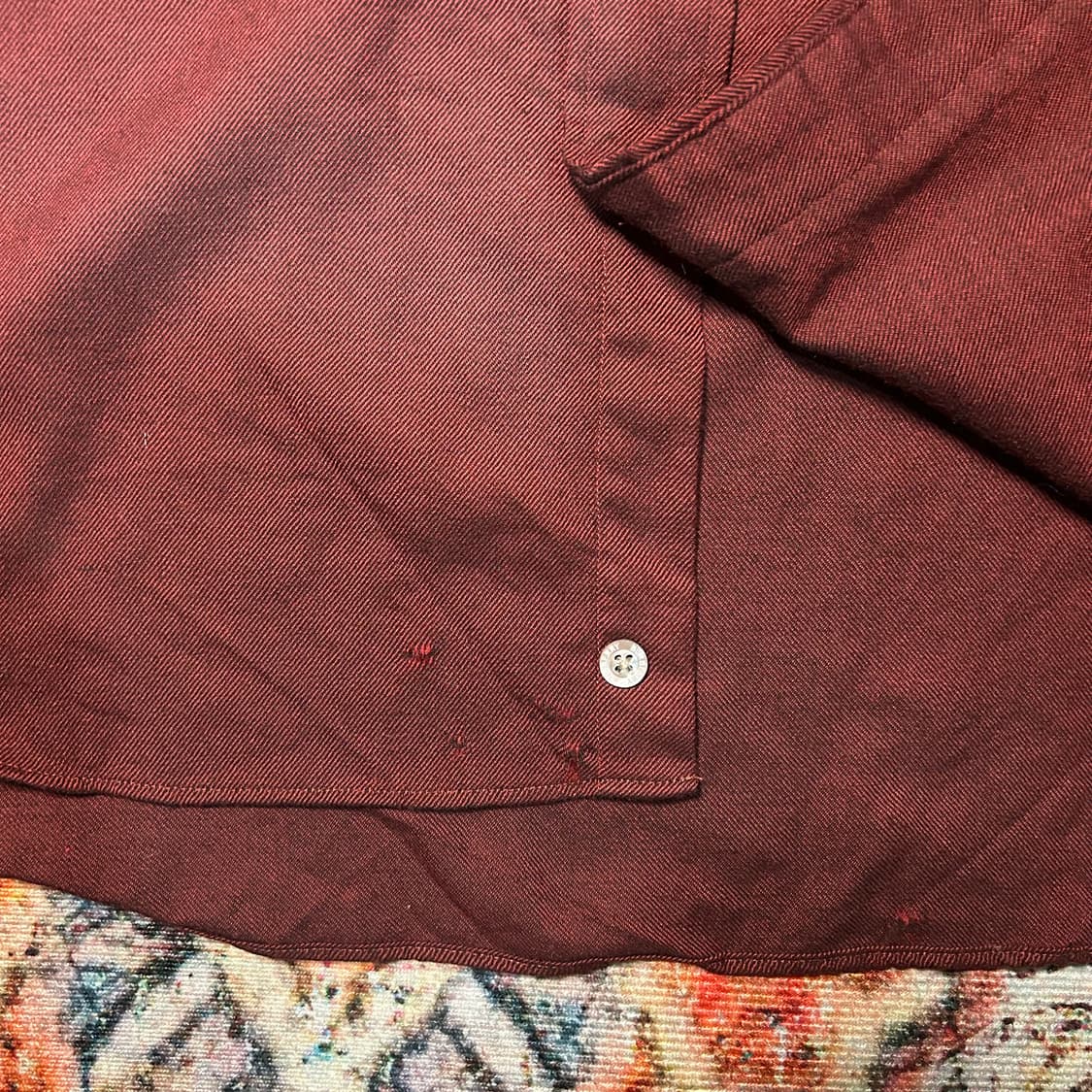 [L] 버버리 버건디 셔츠 상품이미지5