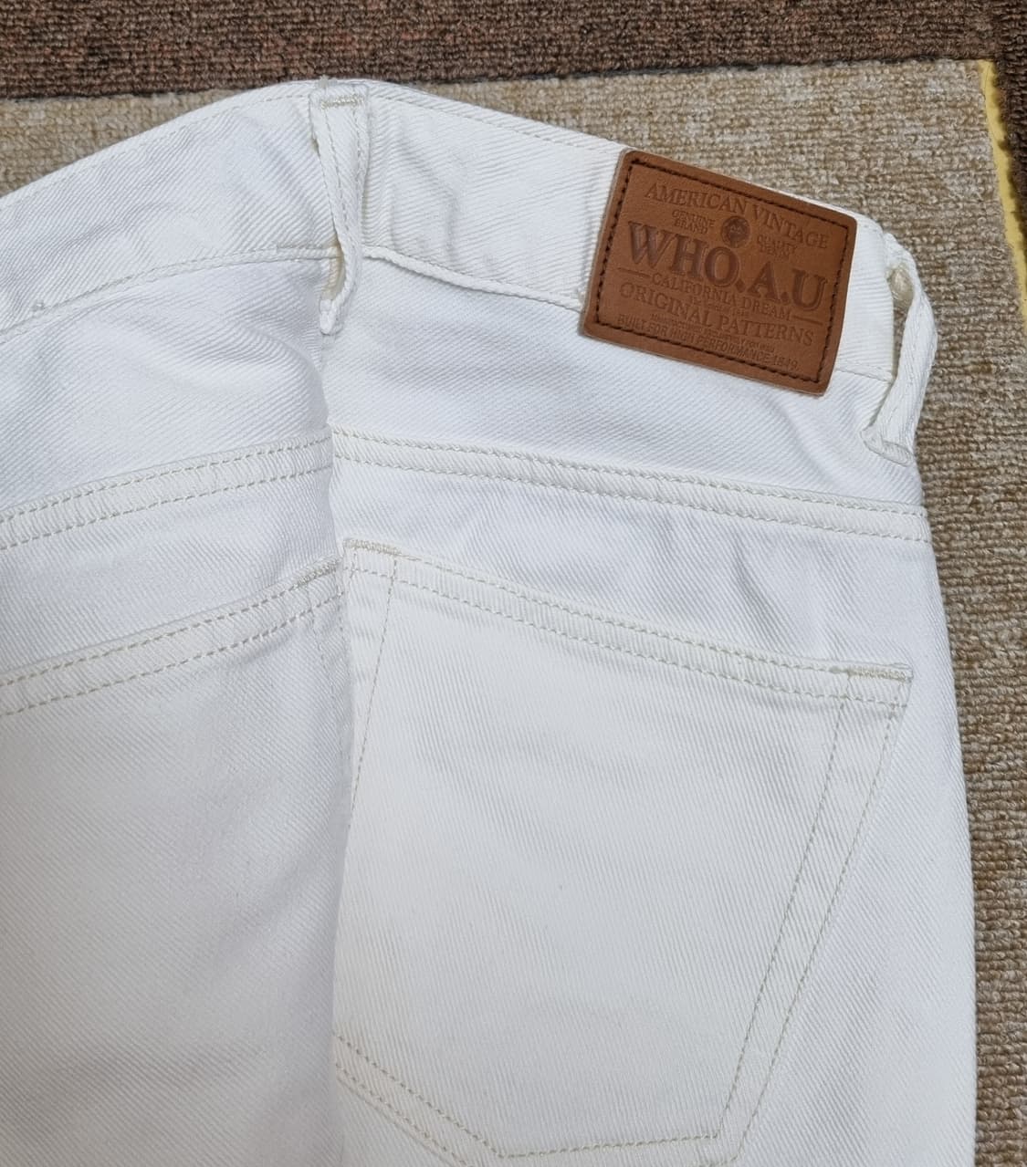 후아유  와이드 데님 팬츠 화ㅣ트 상품이미지3