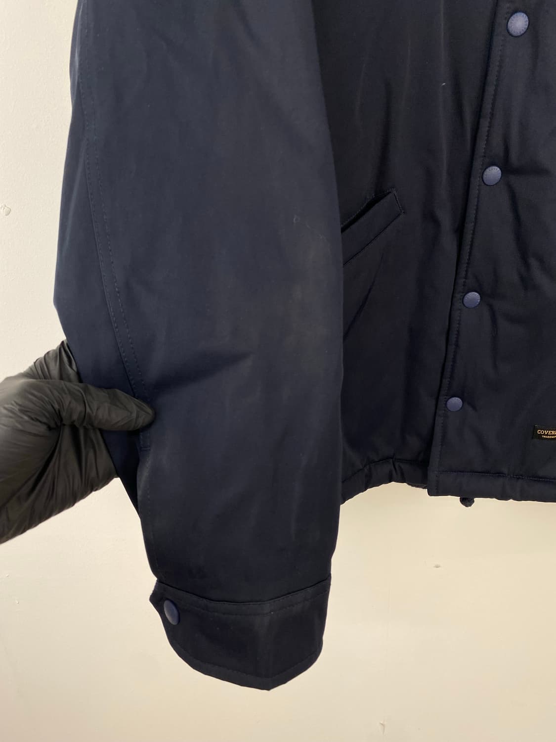 커버낫 네이비 양털 코치자켓 점퍼 M 상품이미지6