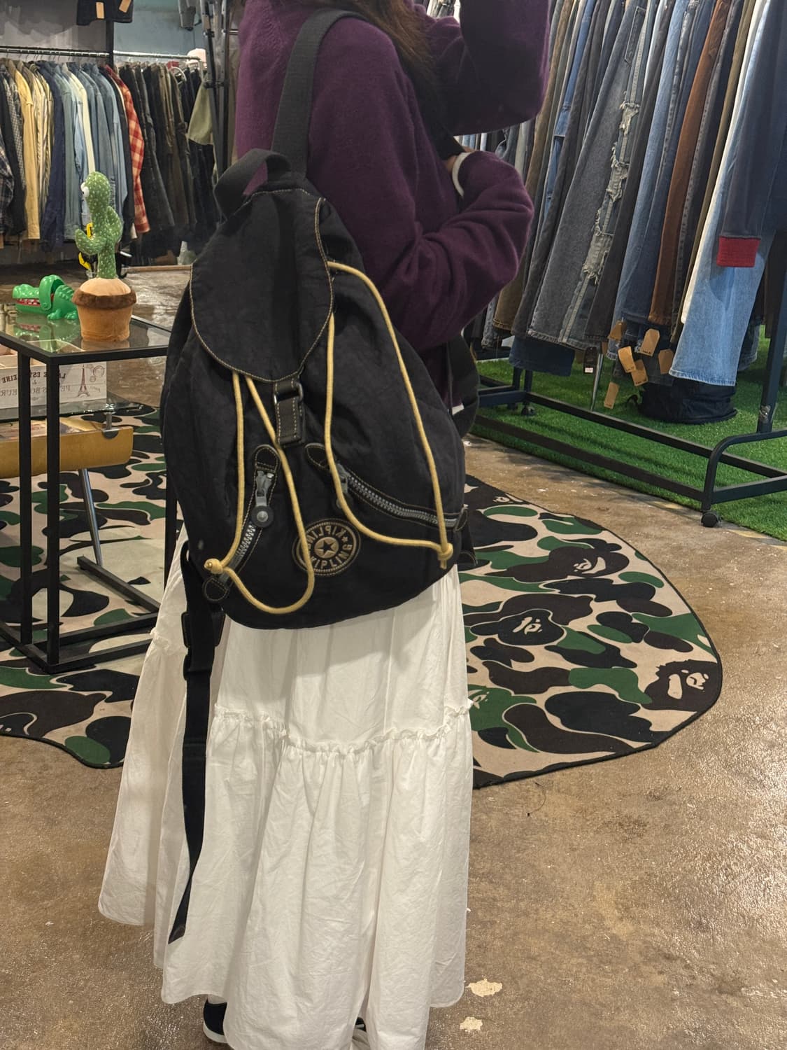 키플링 복조리 백팩 블랙 상품이미지3