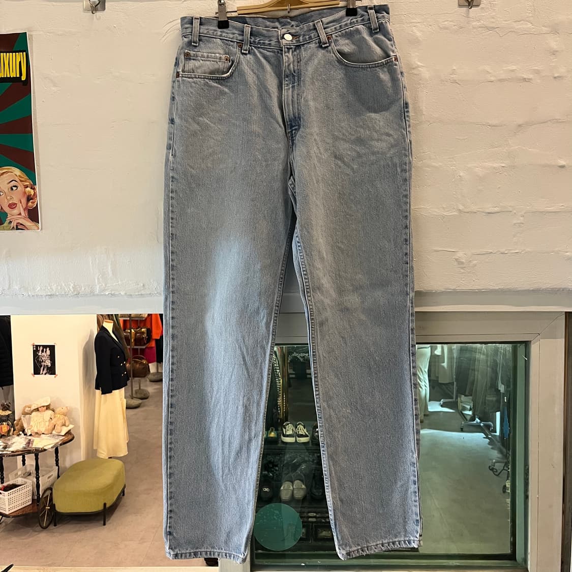 Levis 550 릴랙스드 워싱 데님 진 36x34 상품이미지1