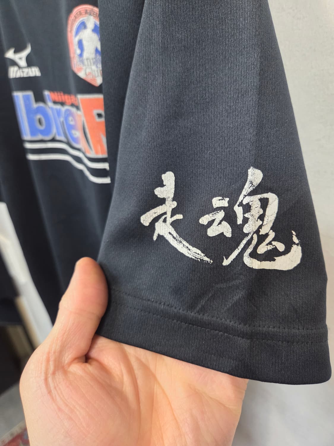 미즈노 빈티지 프린팅 알비렉스 니가타 러닝클럽 기능성 반팔 s 상품이미지6