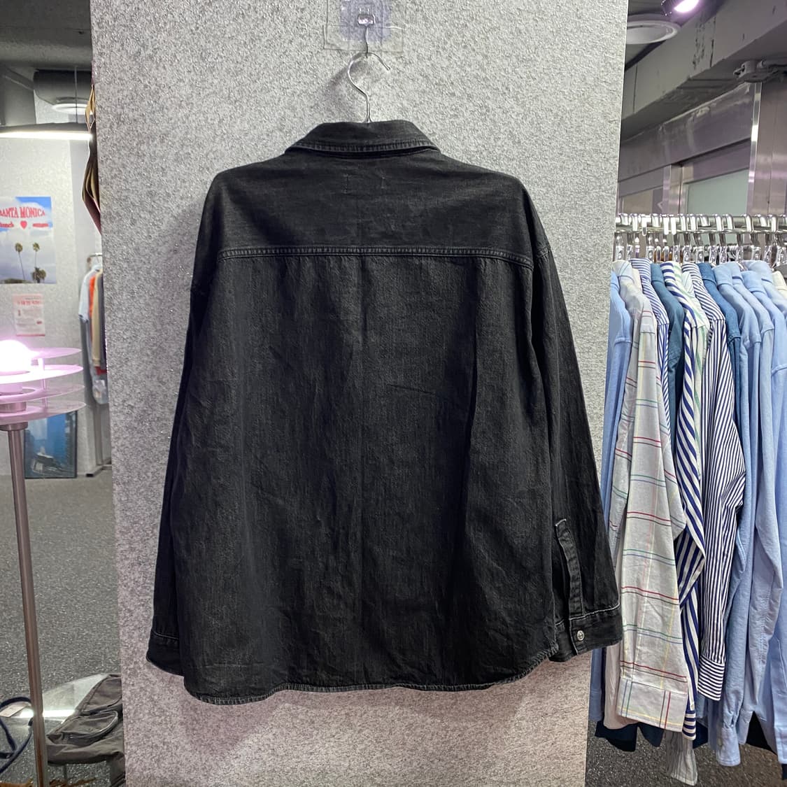 캘빈클라인 진 미드그레이워시 릴렉스핏 데님 셔츠 B4284 상품이미지4