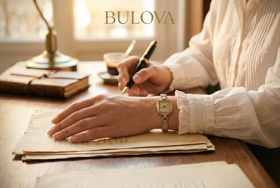 빈티지 부로바 사각 수동 시계 상품이미지1