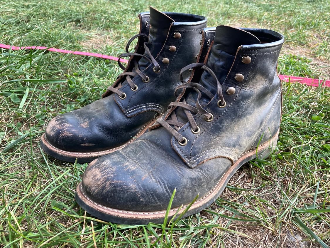 OG USA Made 레드윙 3345 블랙스미스 차심 하드에이징 상품이미지10