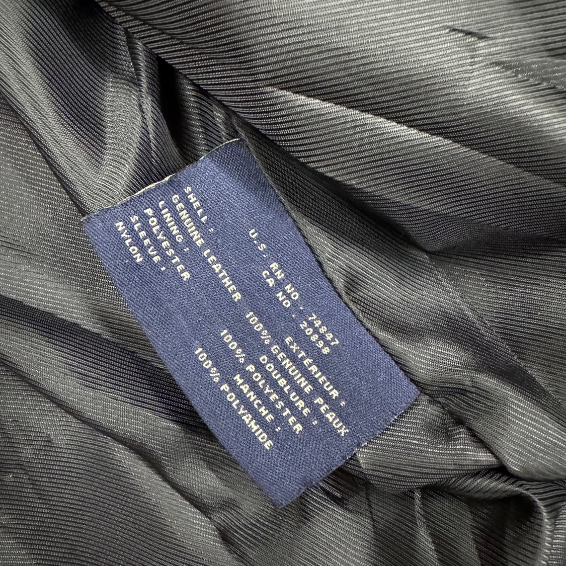 리바이스 다커스 램스킨 레더 자켓 (S)   상품이미지7