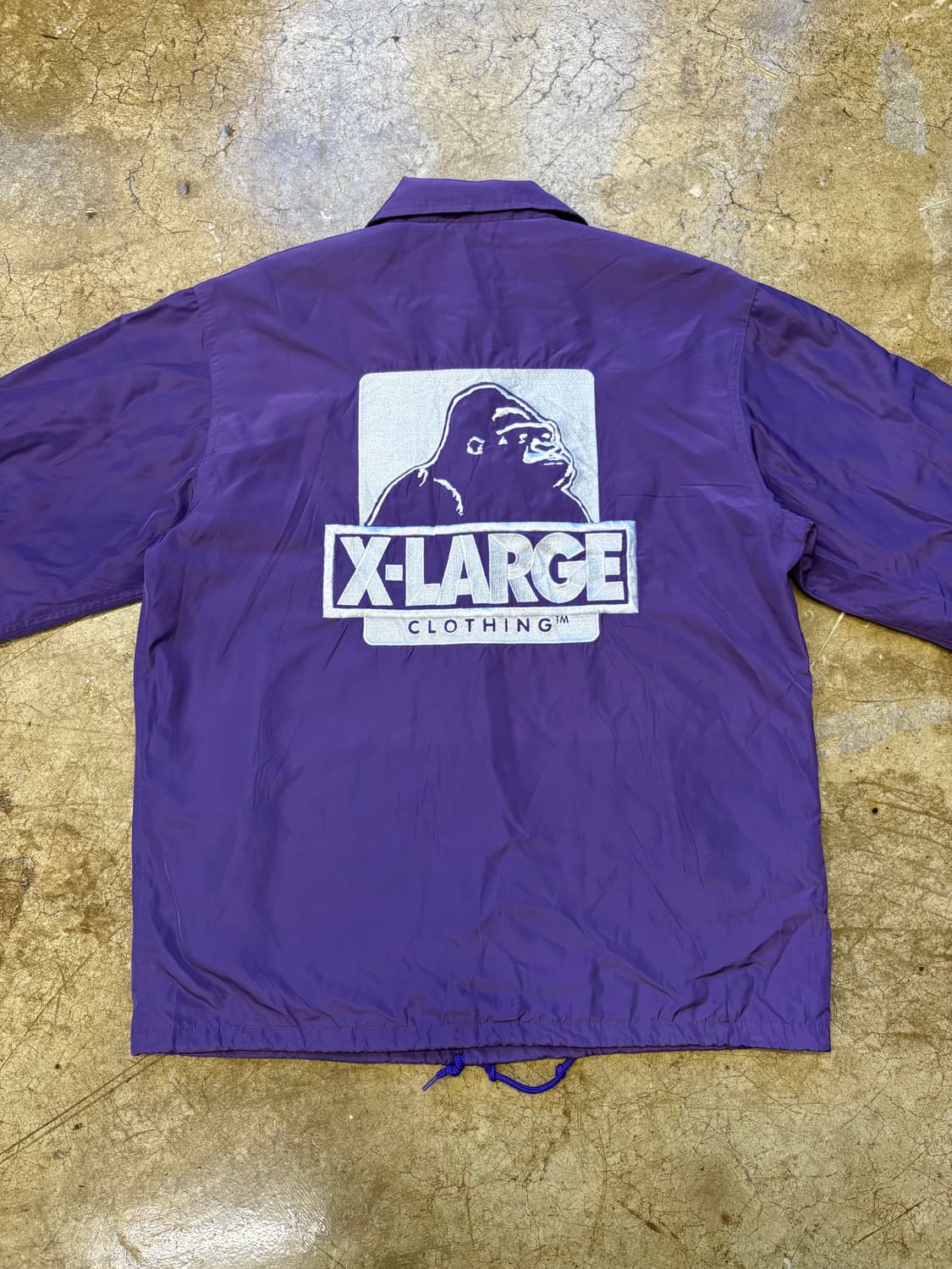 엑스라지 Xlarge 퍼플 코치 자켓 상품이미지2