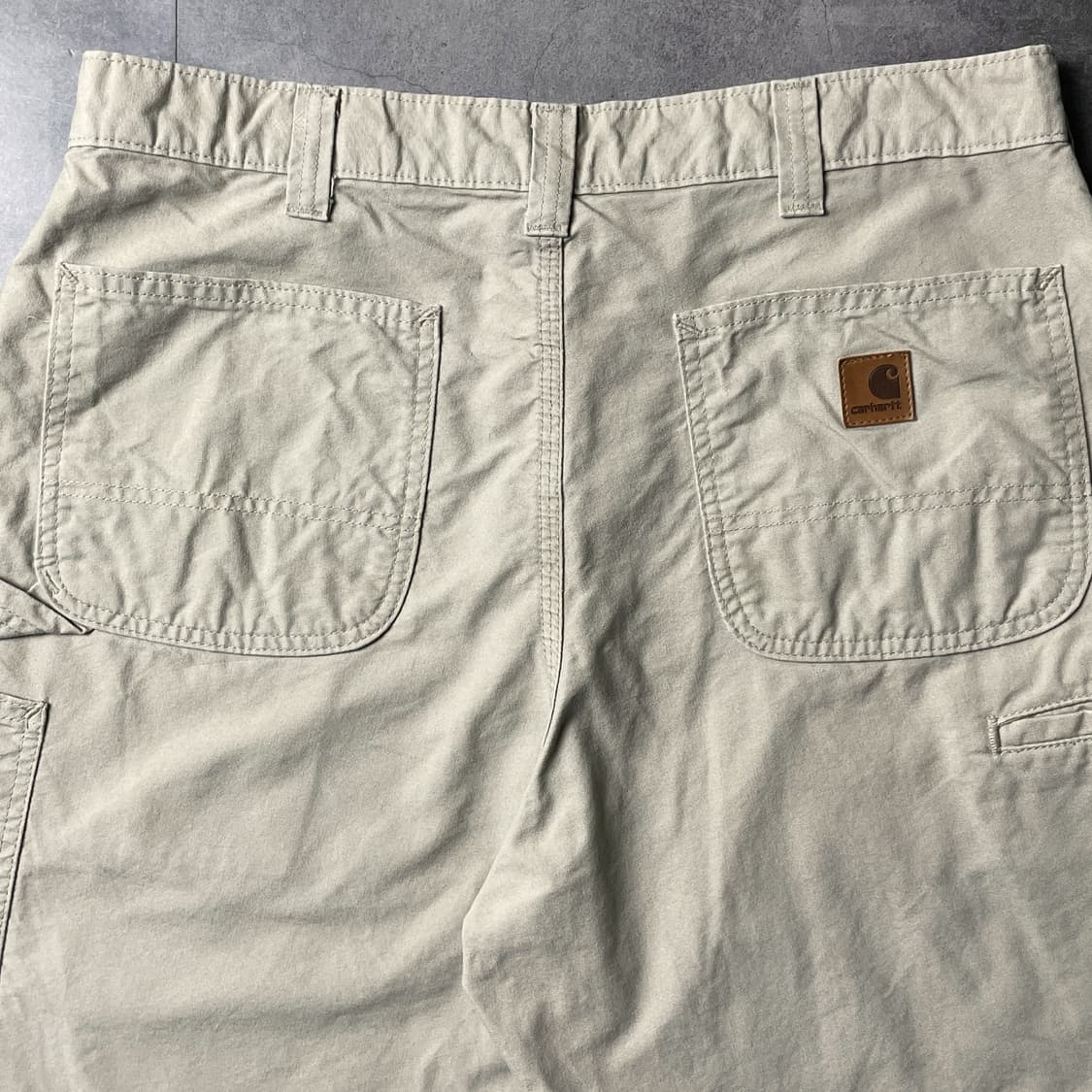 CARHARTT 칼하트B144 베이지 카펜터 워크 하프팬츠 A01164 상품이미지7