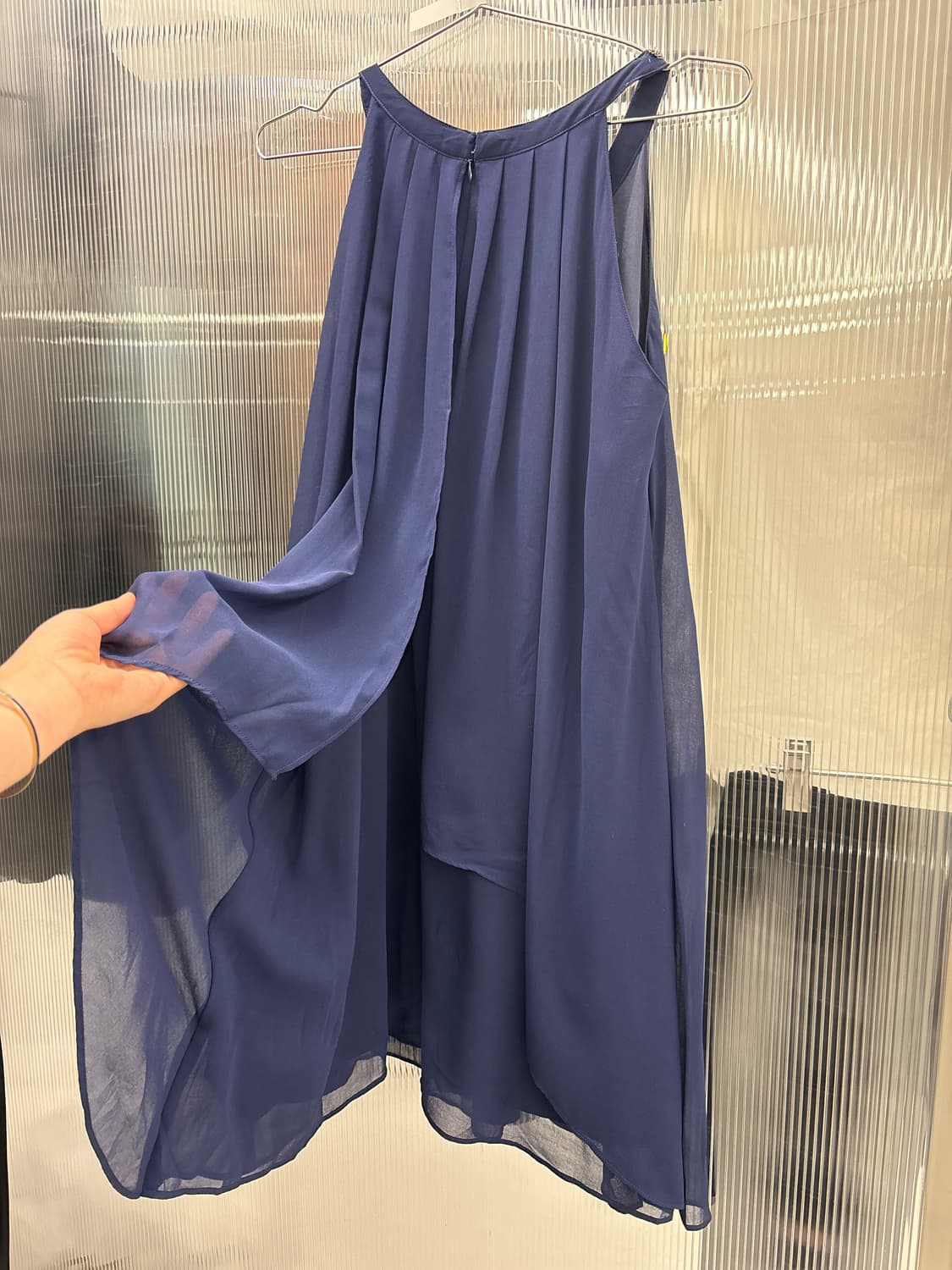 빈티지 넥큐빅 미디원피스 상품이미지2