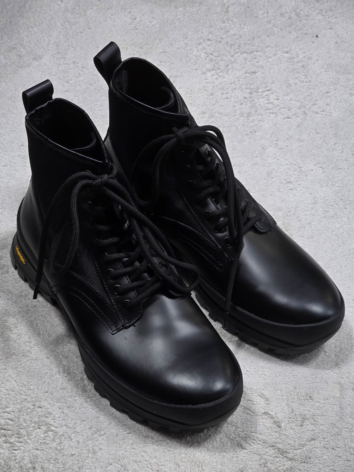 ZARA 자라 비브람 레더 부츠 블랙 270 상품이미지4