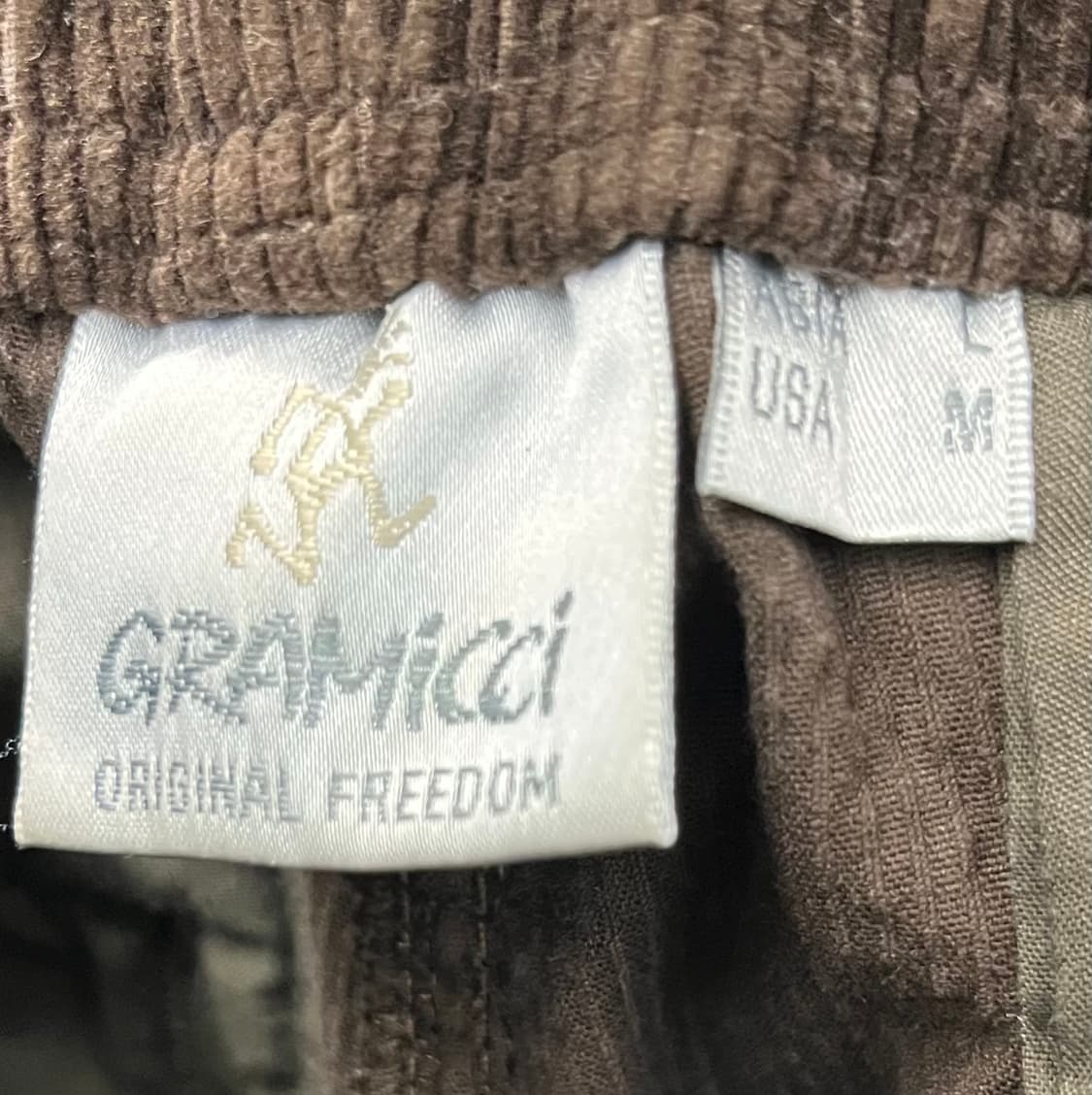 그라미치 코듀로이 팬츠 브라운 L 상품이미지5