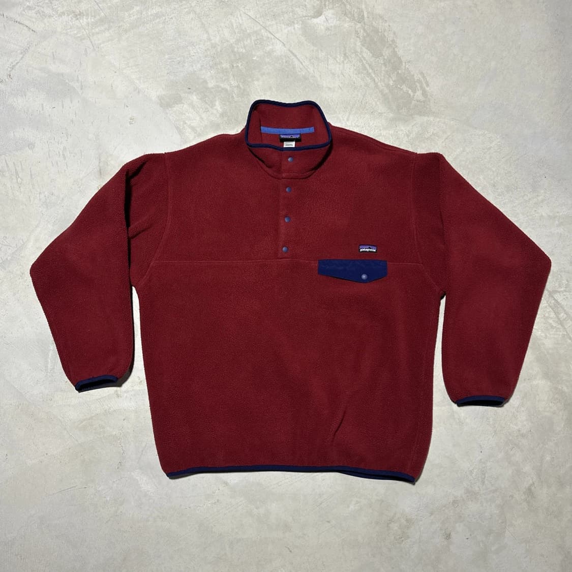 10s 니카라과 파타고니아 신칠라 스냅-T 레드 네이비 상품이미지1