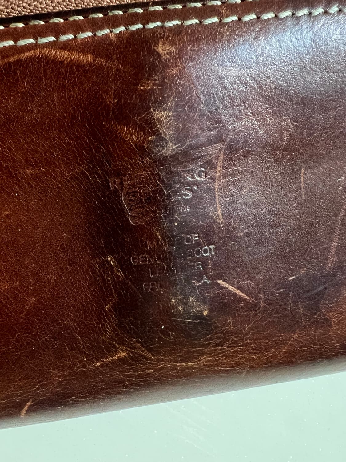 Redwing 레드윙 통가죽 장지갑 상품이미지3