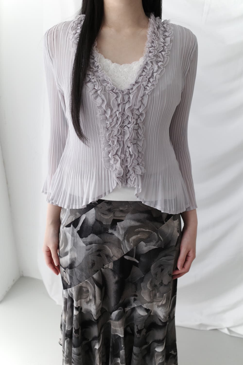 frill pleats cardigun 상품이미지5