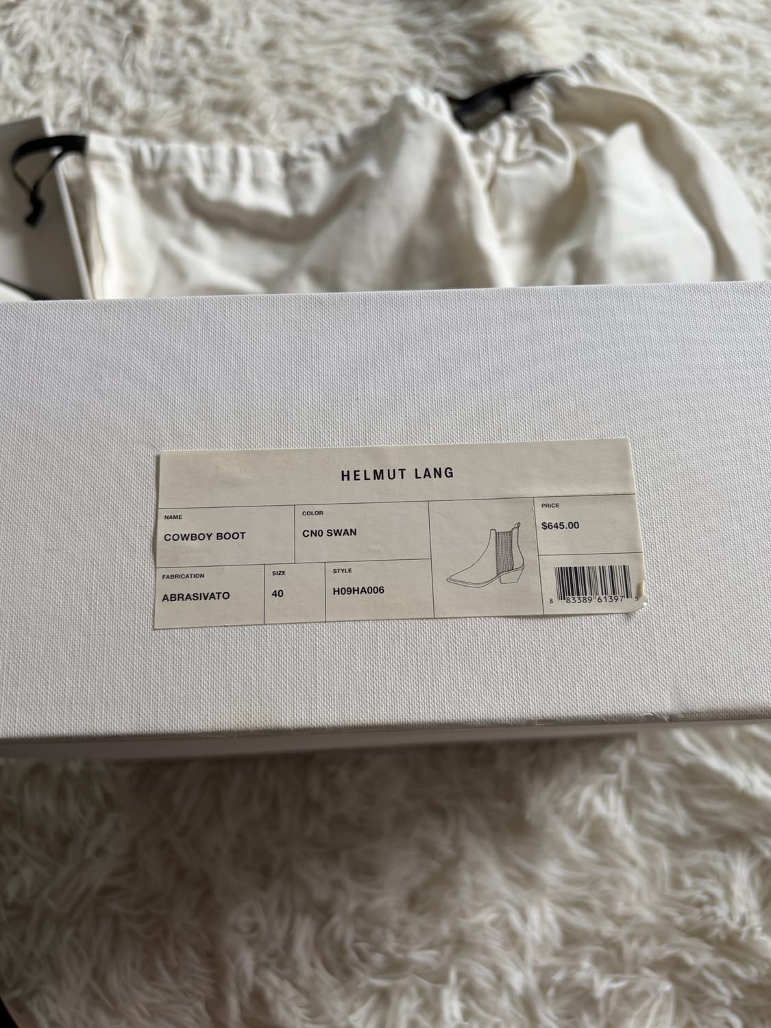 Helmut lang cowboyboot 40 상품이미지2