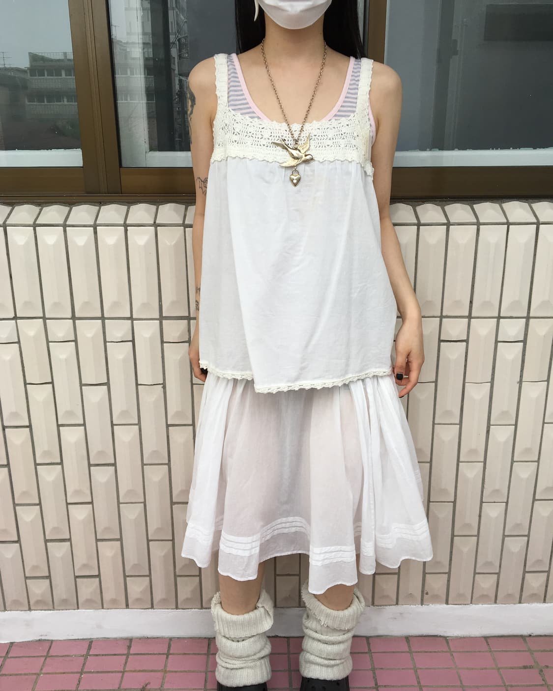 Crochet point sleeveless 상품이미지1