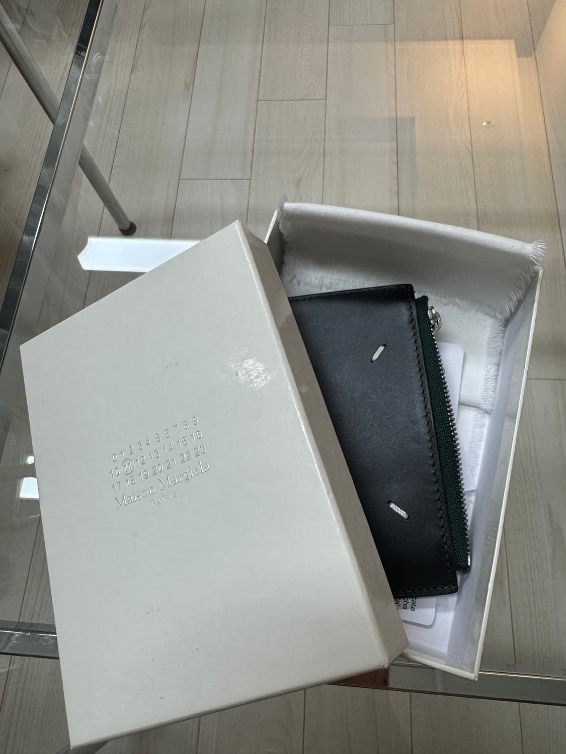 메종 마르지엘라 스티치 블랙 지퍼 카드지갑 상품이미지3